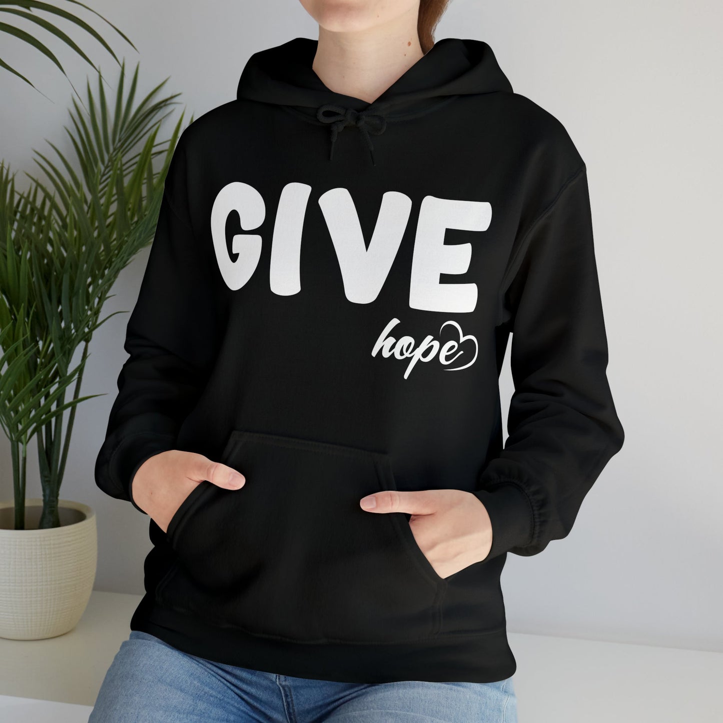 Hoodie - Cozy Just Got Hope Cotton Blend Hoodie
