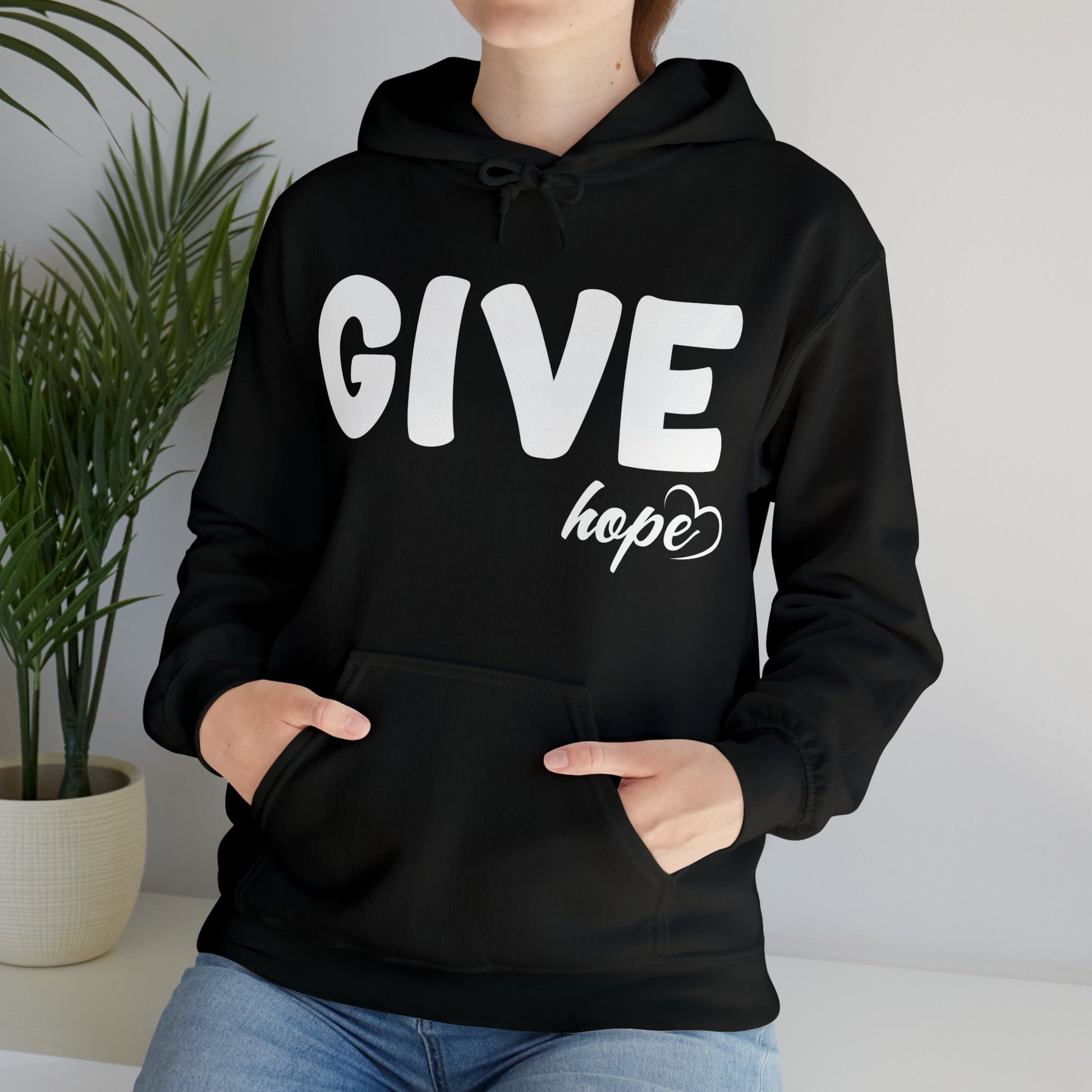 Hoodie - Cozy Just Got Hope Cotton Blend Hoodie