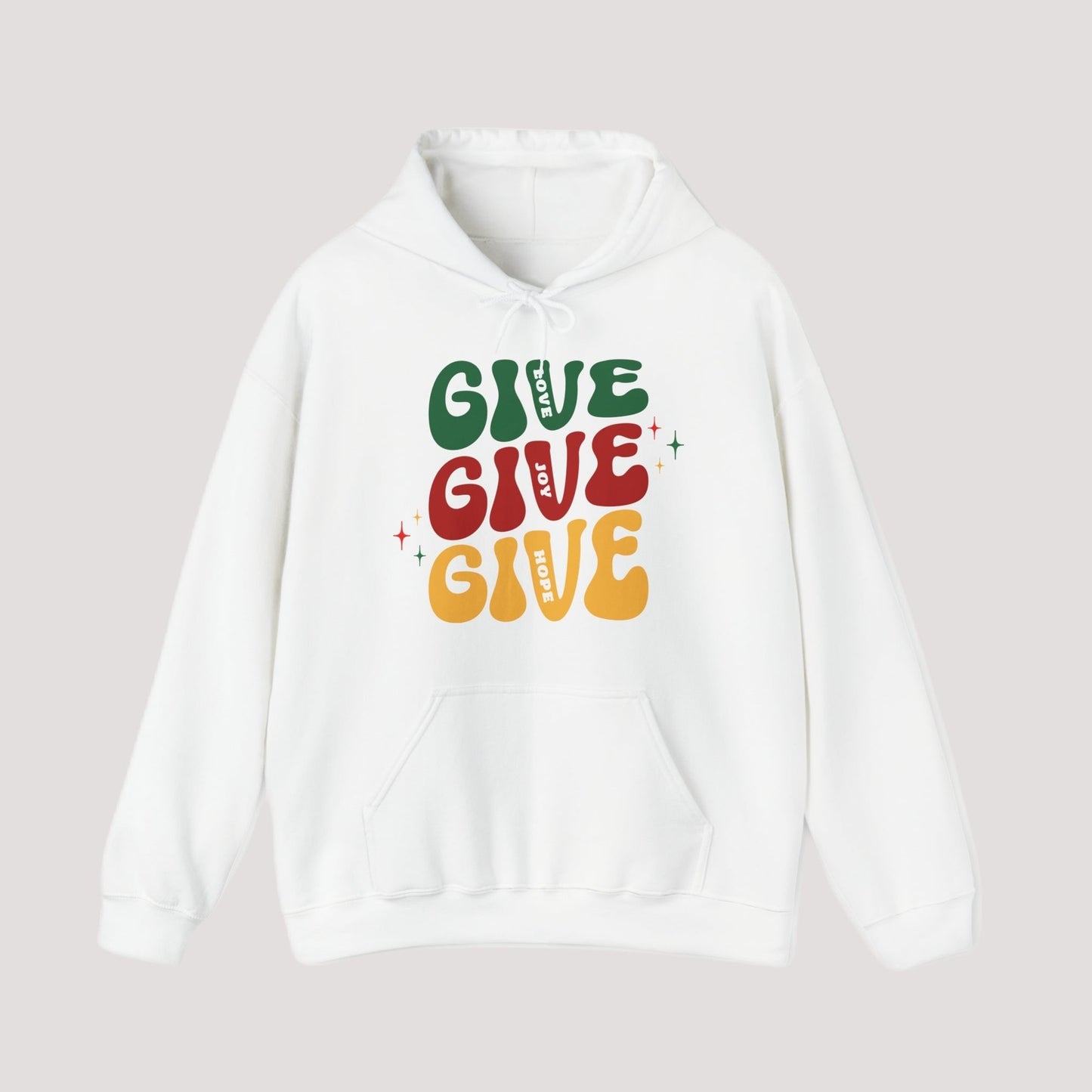 Hoodie - GIVE. GIVE. GIVE. Hope Holiday Hoodie
