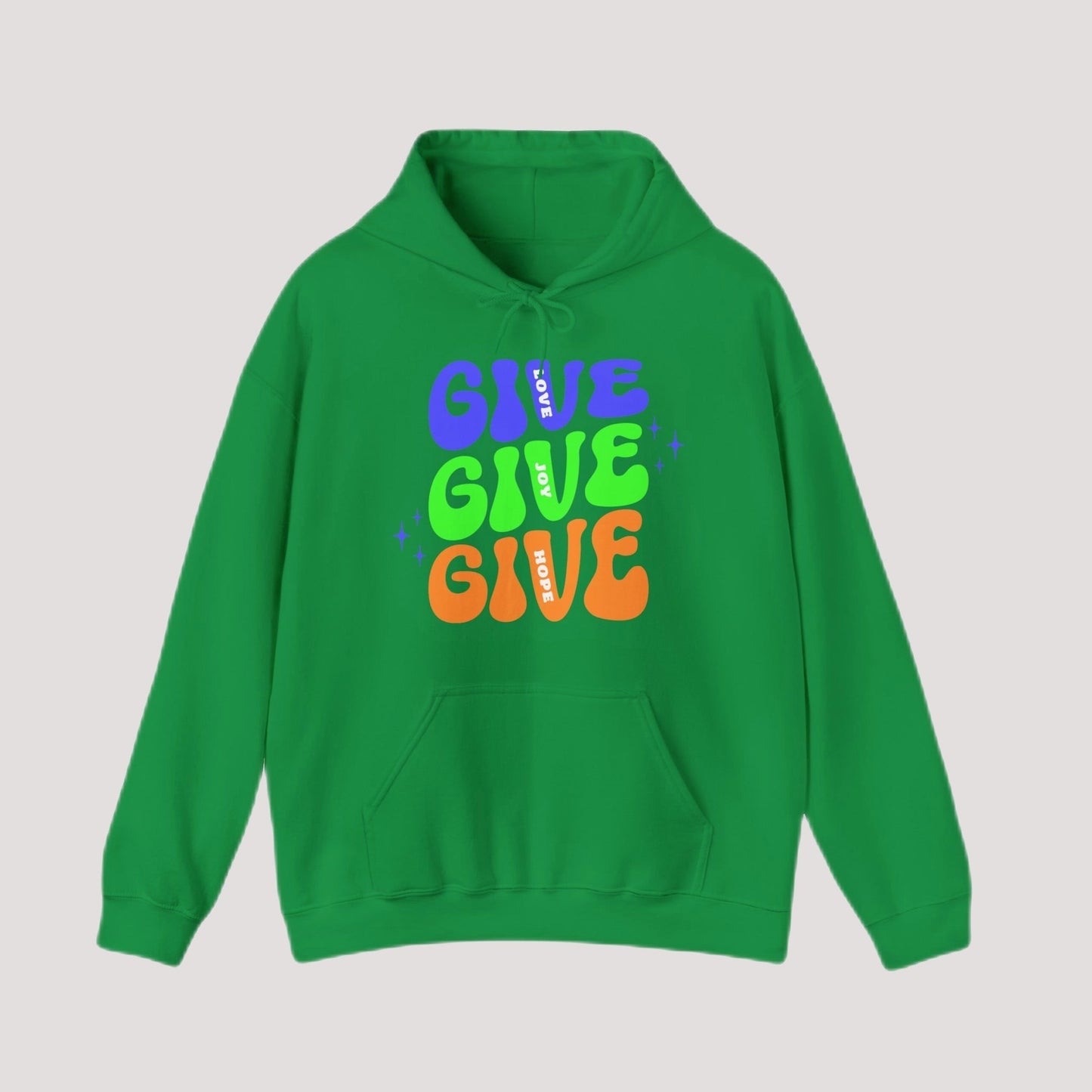Hoodie - GIVE Love. Joy. Hope. Holiday Hoodie