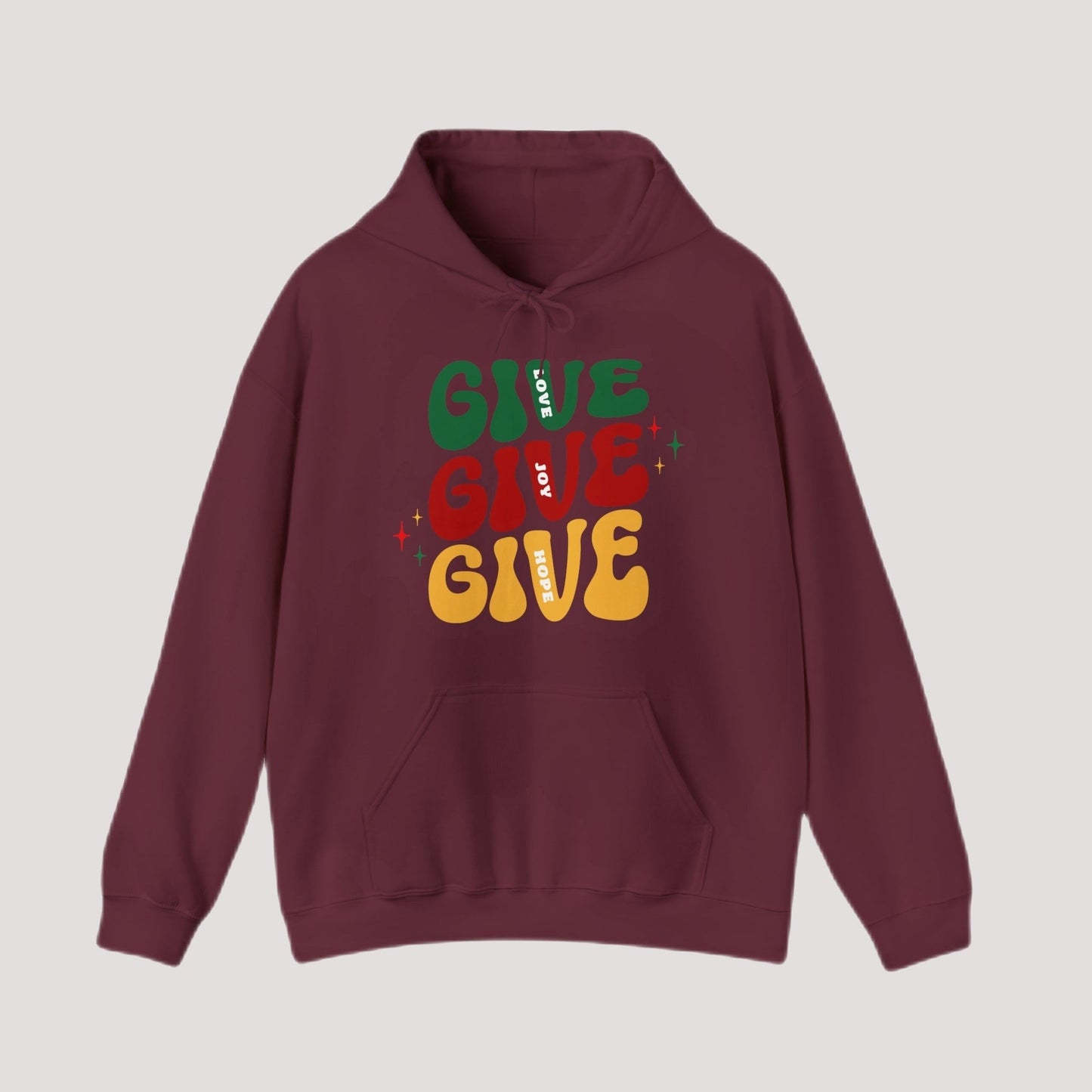 Hoodie - GIVE. GIVE. GIVE. Hope Holiday Hoodie