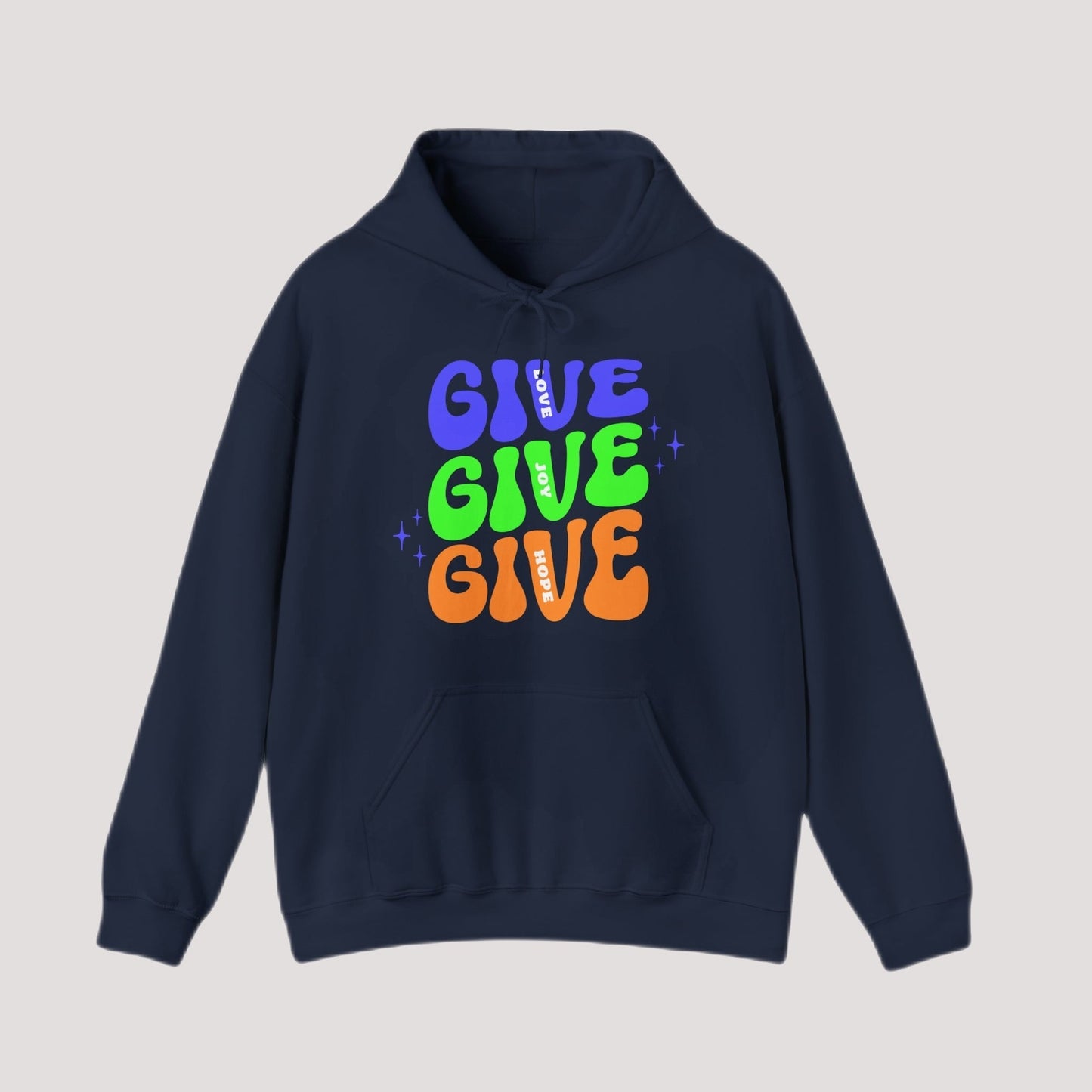 Hoodie - GIVE Love. Joy. Hope. Holiday Hoodie