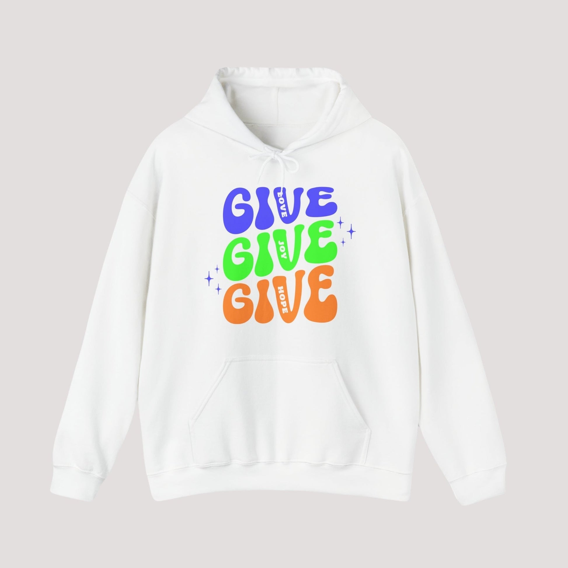 Hoodie - GIVE Love. Joy. Hope. Holiday Hoodie