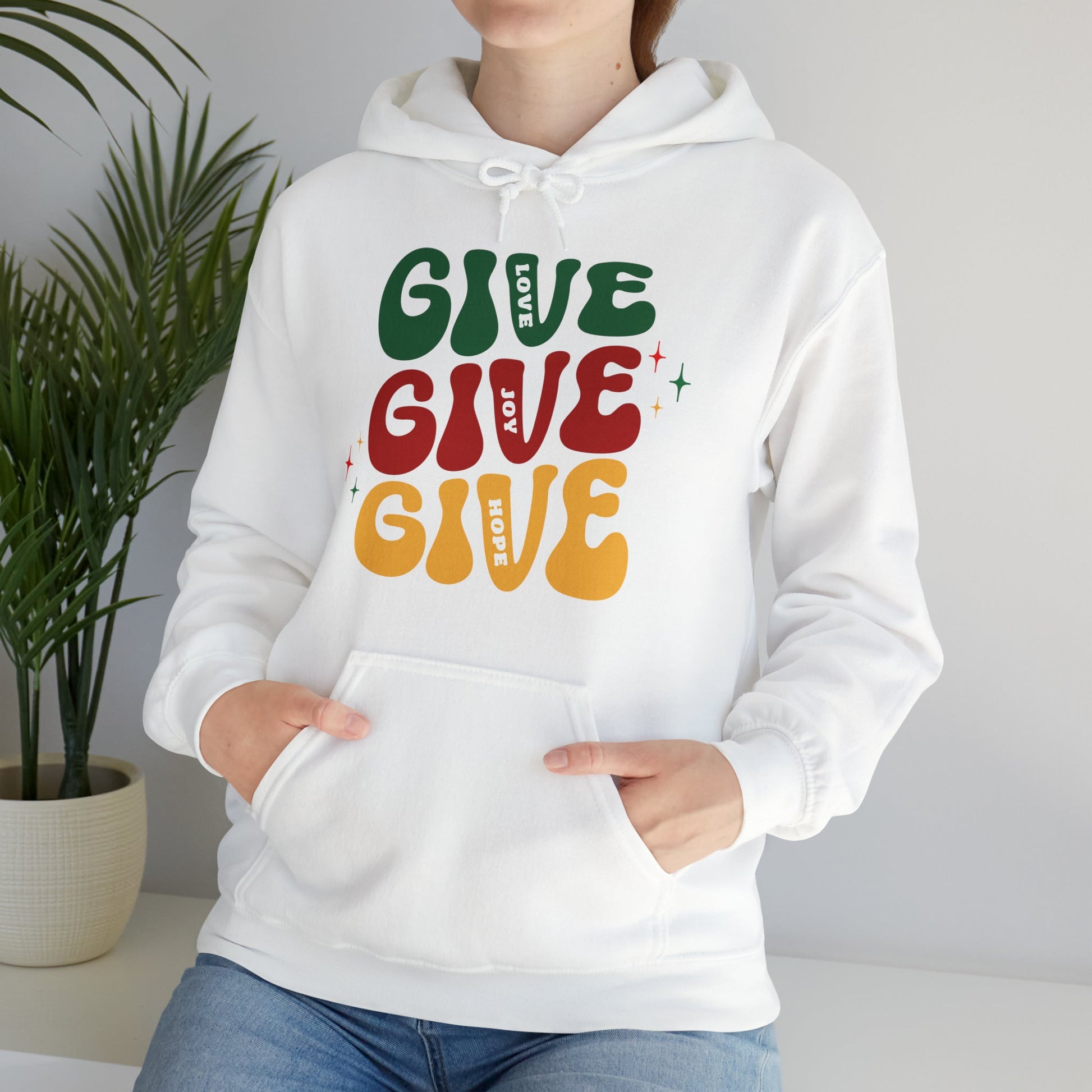 Hoodie - GIVE. GIVE. GIVE. Hope Holiday Hoodie