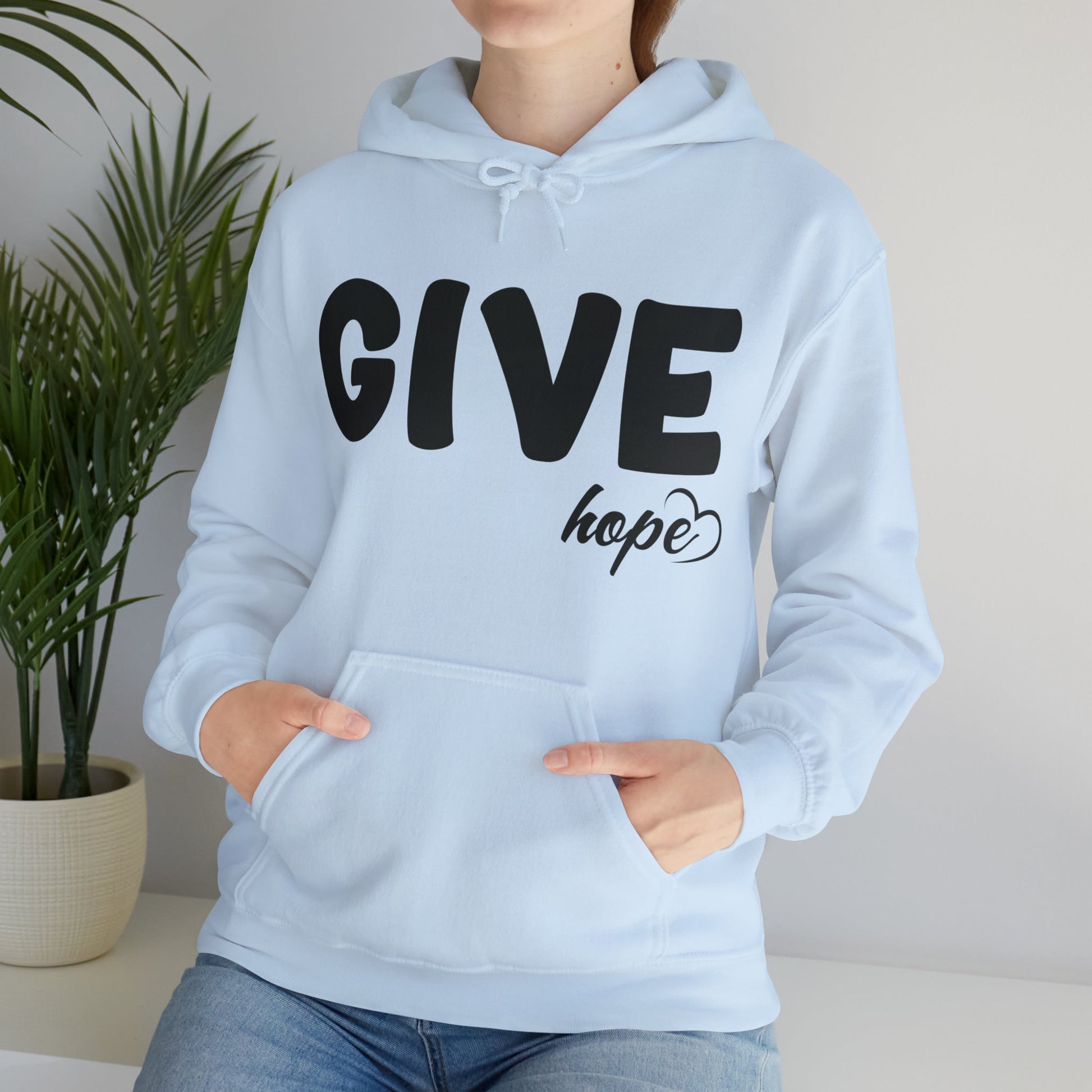 Hoodie - Cozy And Hope Cotton Blend Hoodie