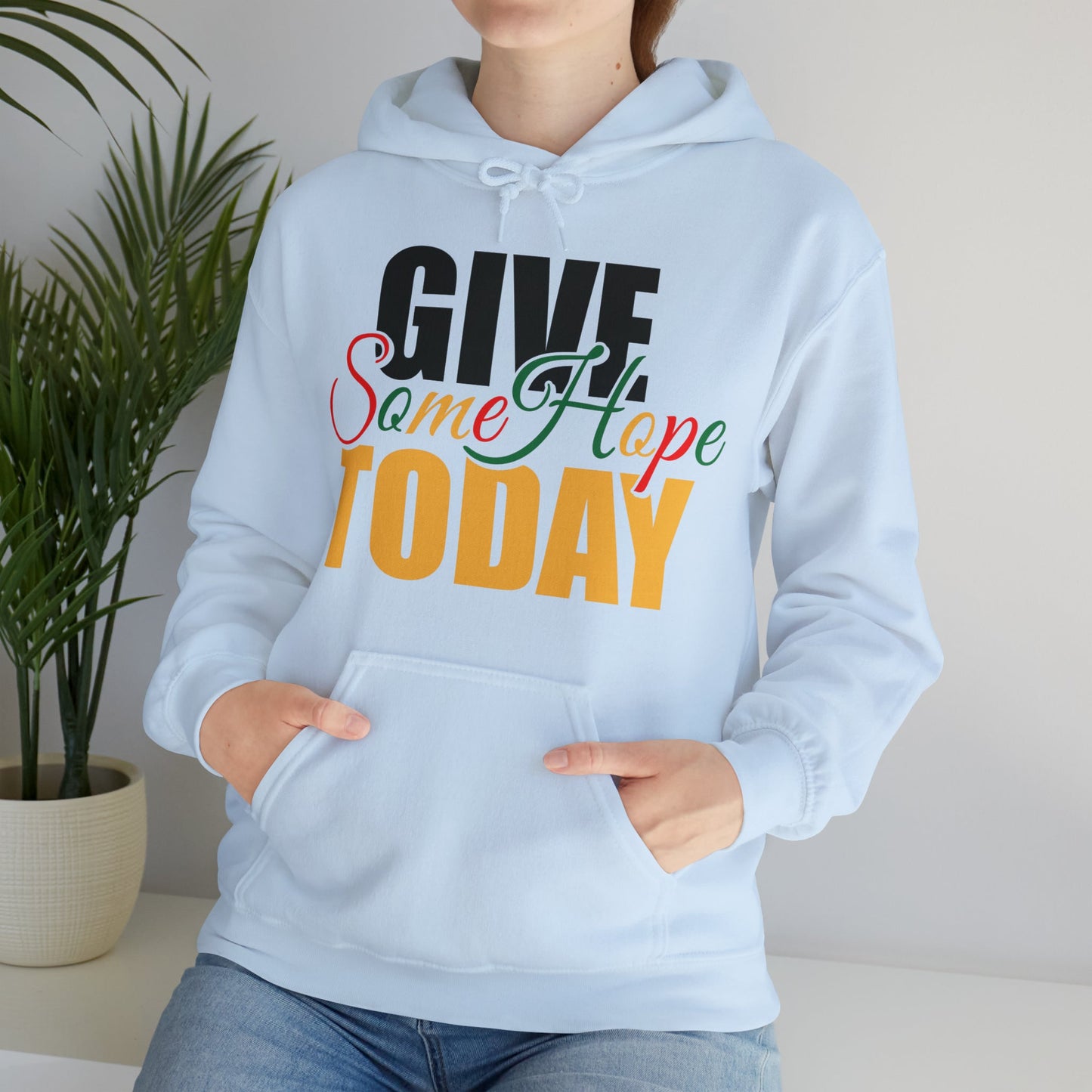 Hoodie - GIVE Some Hope Today Cozy Holiday Hoodie