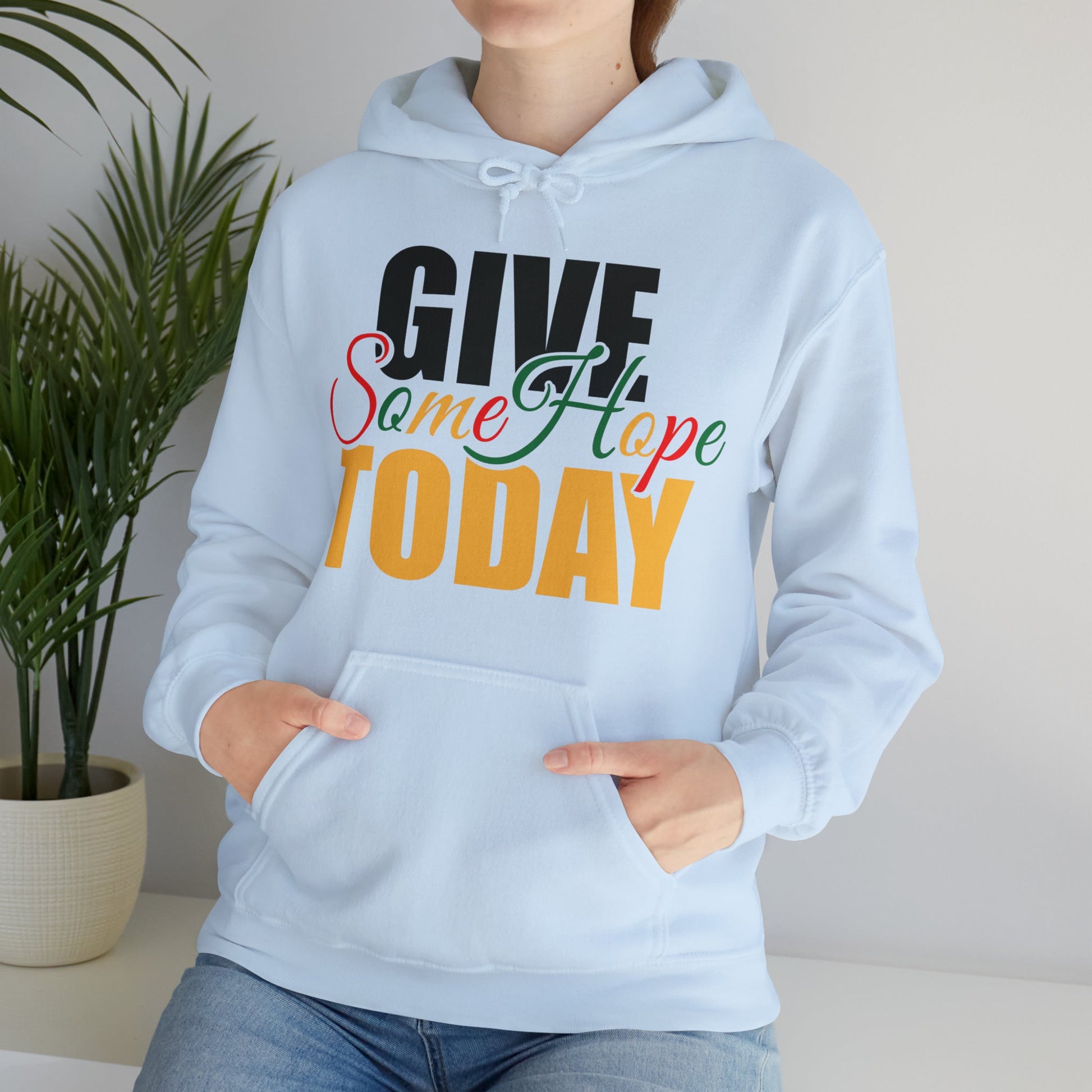 Hoodie - GIVE Some Hope Today Cozy Holiday Hoodie