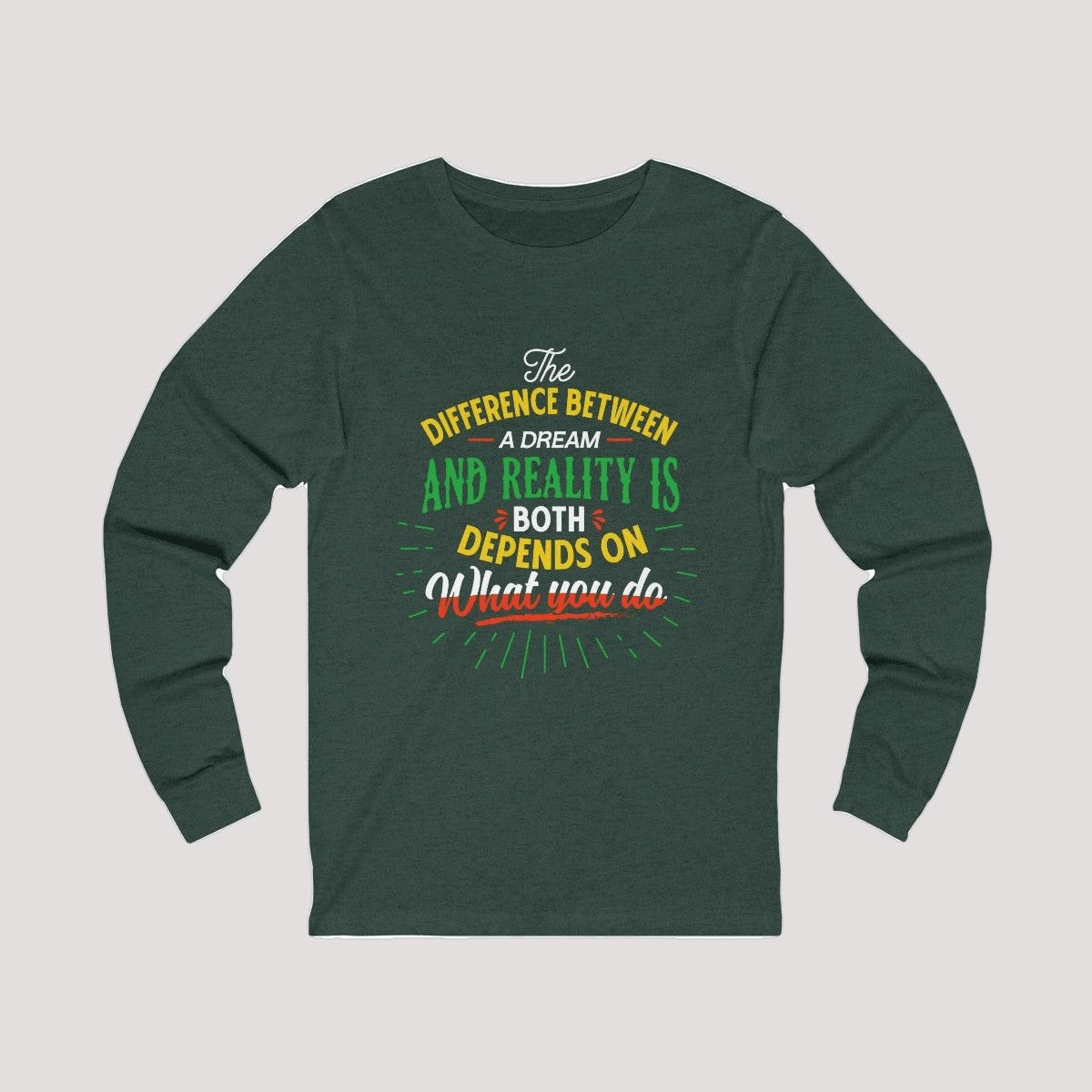 Athletic Fit Sports Long Sleeve Tee