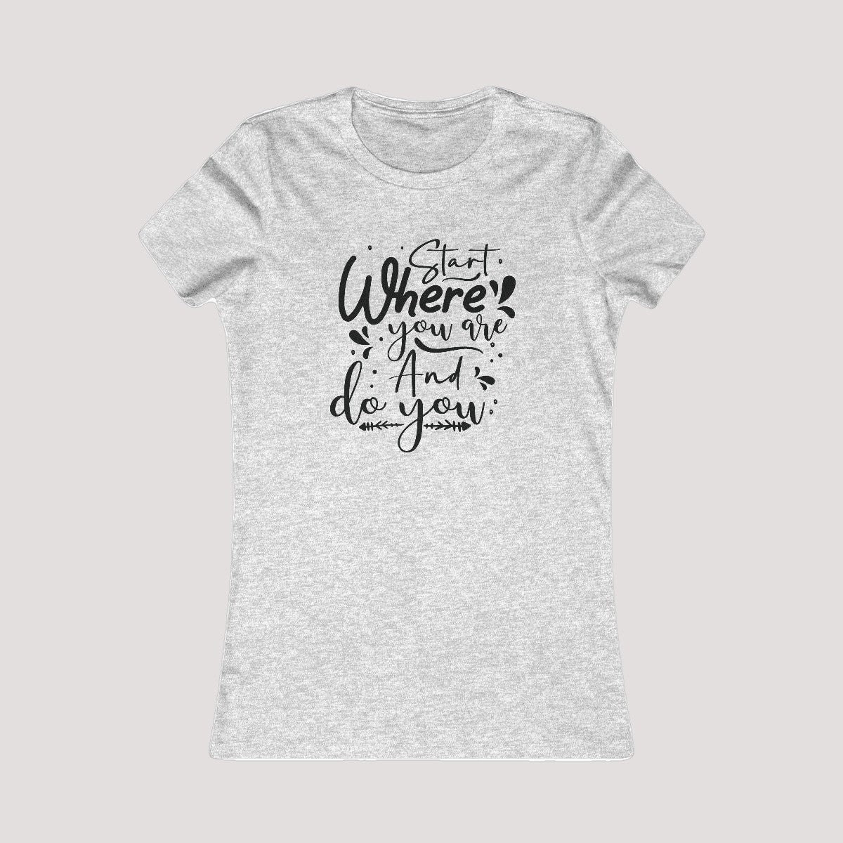 100% Cotton Feminine Fit Tee-DoYou4Less