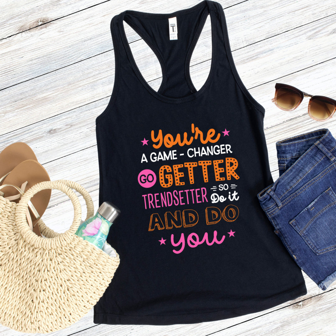 Fashion Slim Fit Racerback Tank-DoYou4Less