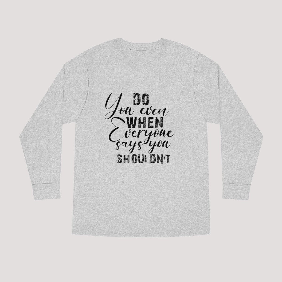 Comfy Long Sleeve Crewneck Tee