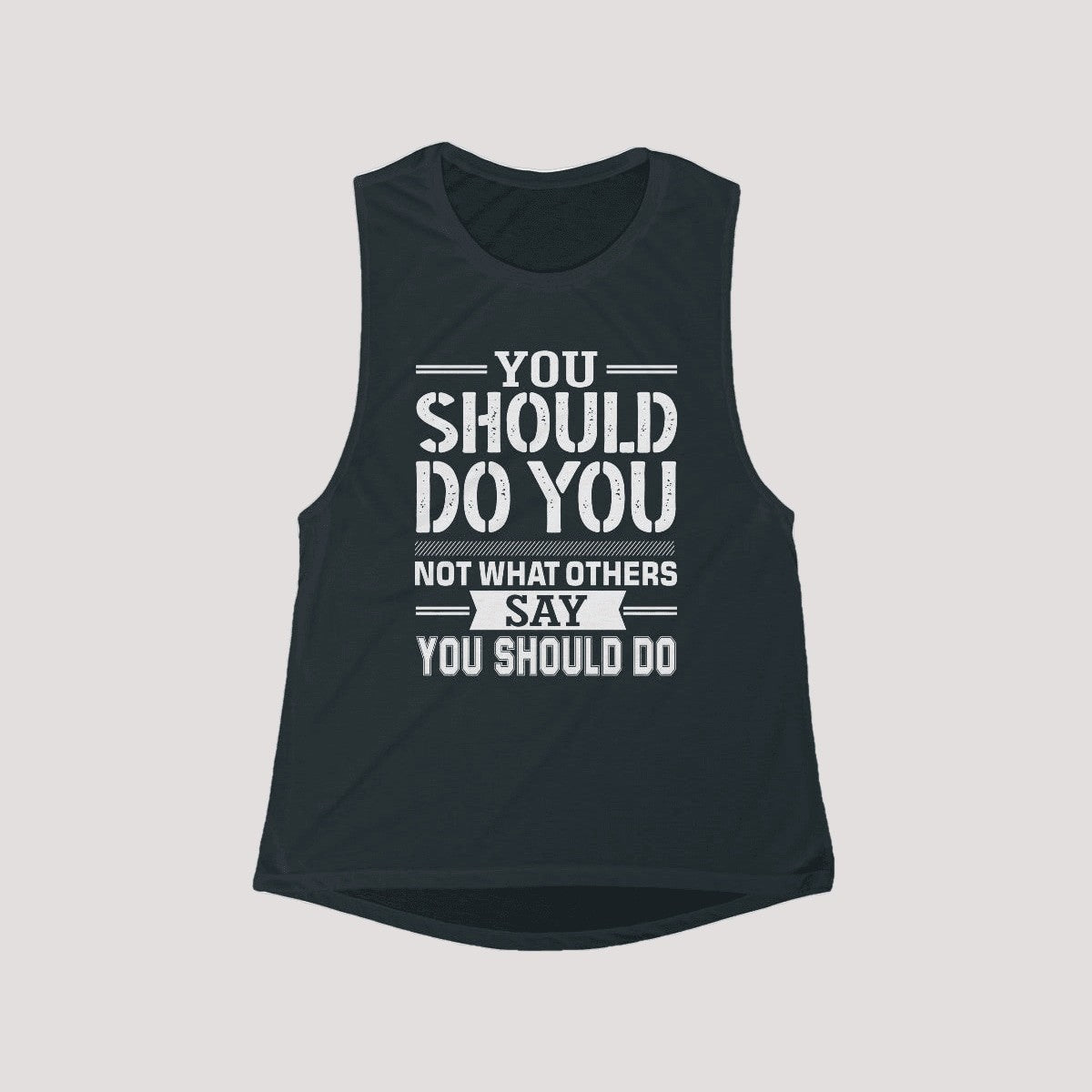 Casual Flowy Scoop Muscle Tank