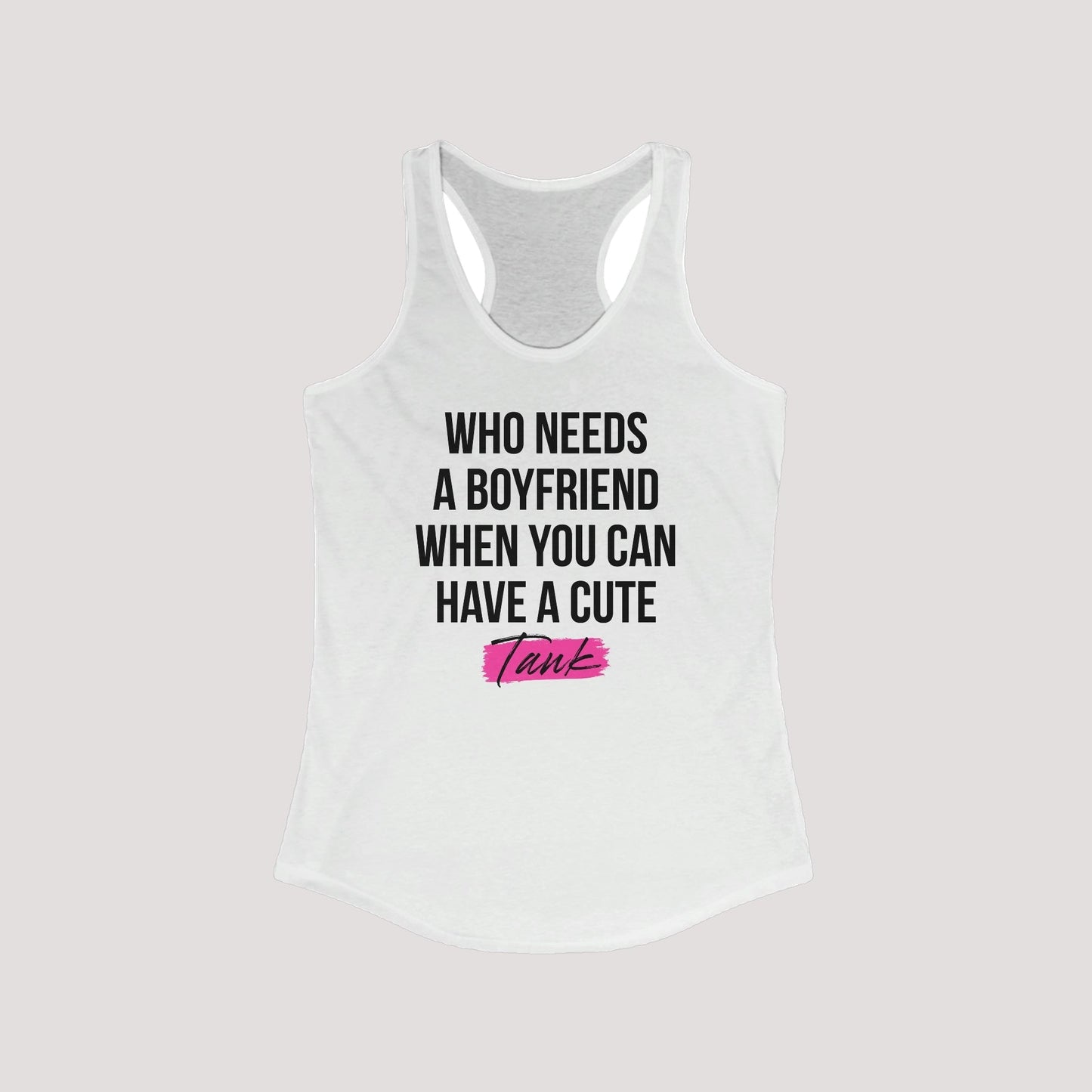 Racerback tank for women
