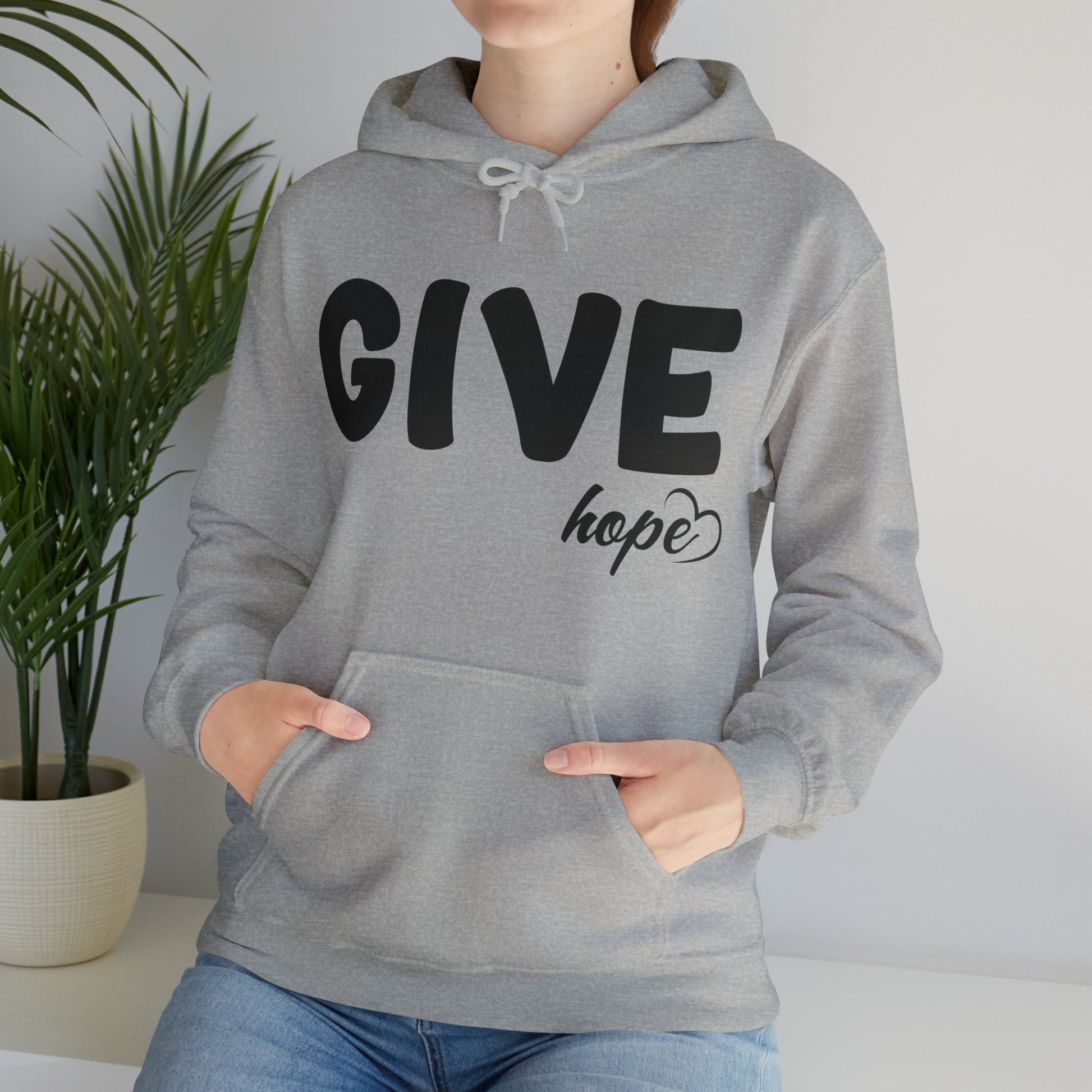 Hoodie - Cozy And Hope Cotton Blend Hoodie