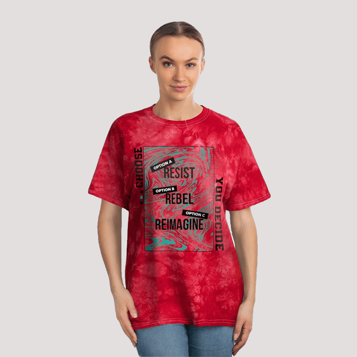 Tie-Dye Tee, Crystal
