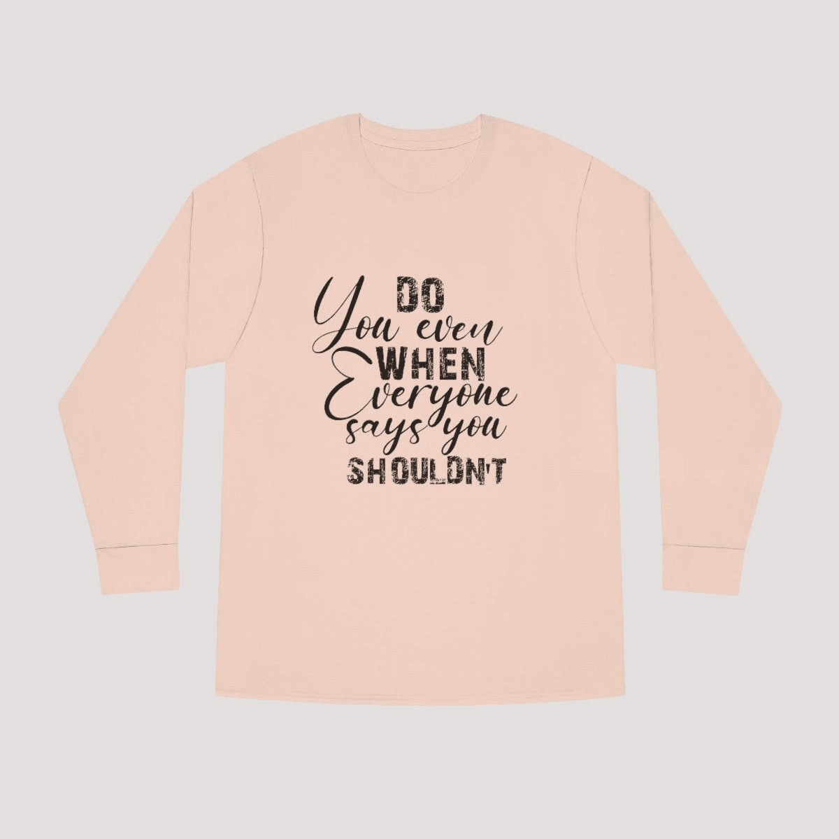 Comfy Long Sleeve Crewneck Tee