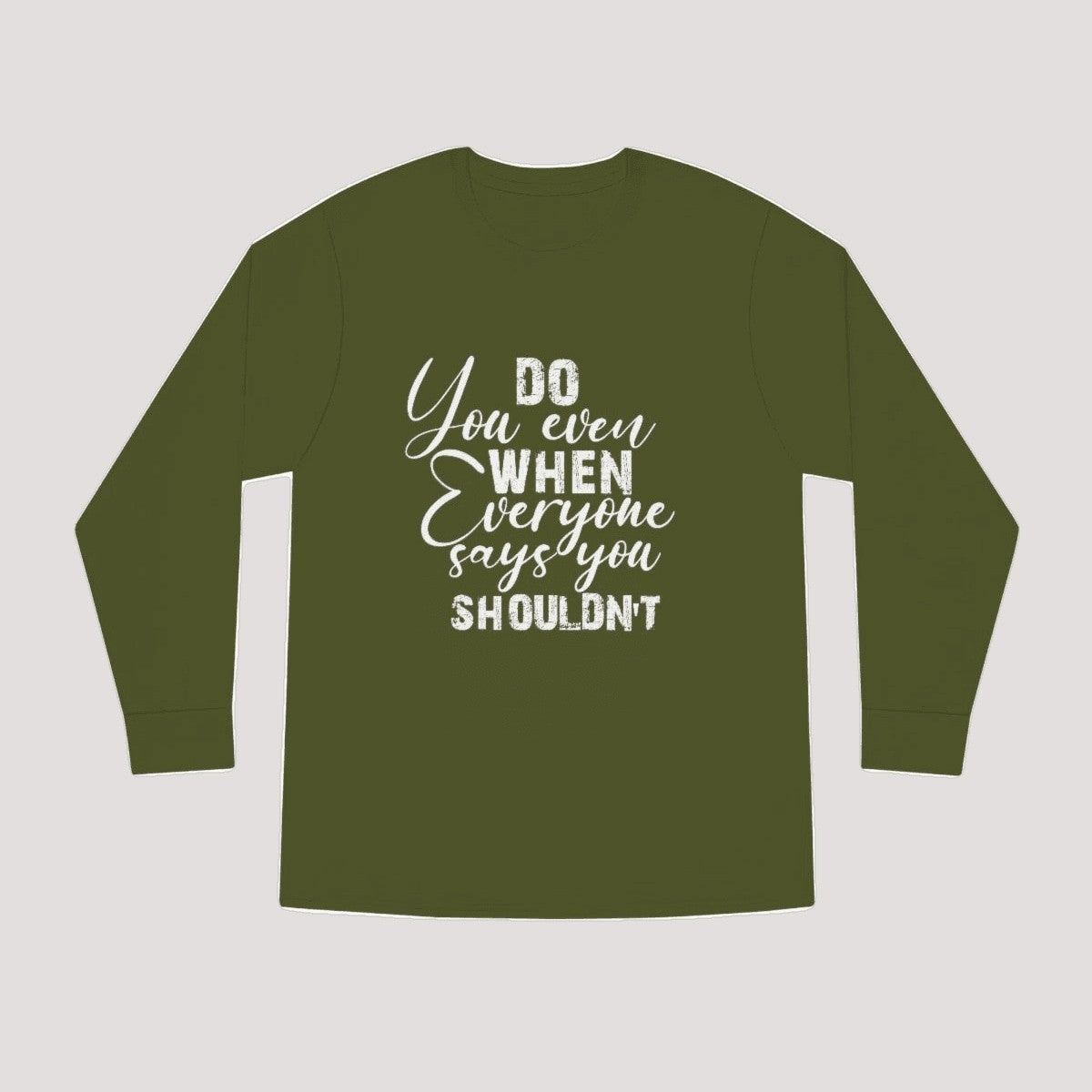 Comfy Long Sleeve Crewneck Tee