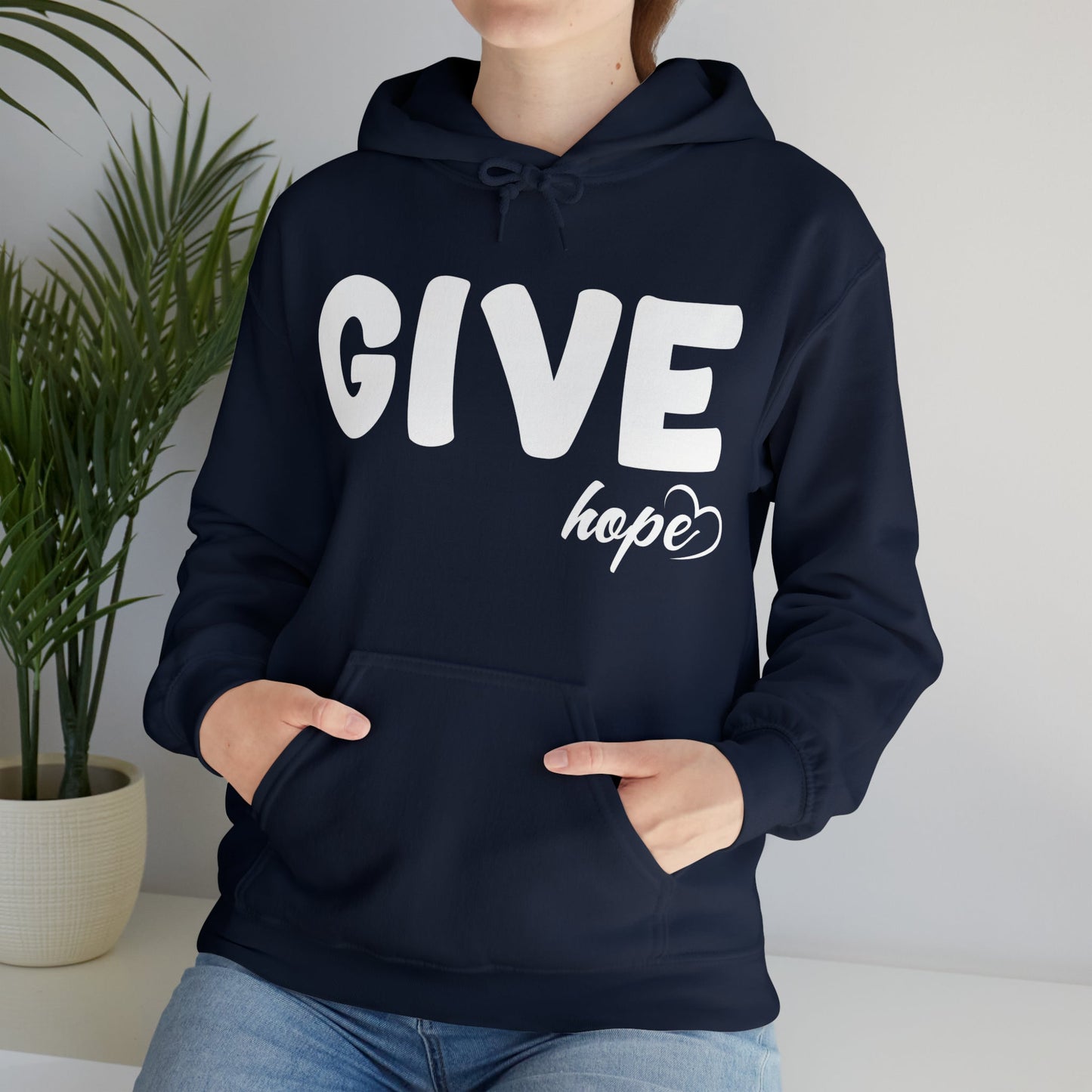 Hoodie - Cozy Just Got Hope Cotton Blend Hoodie