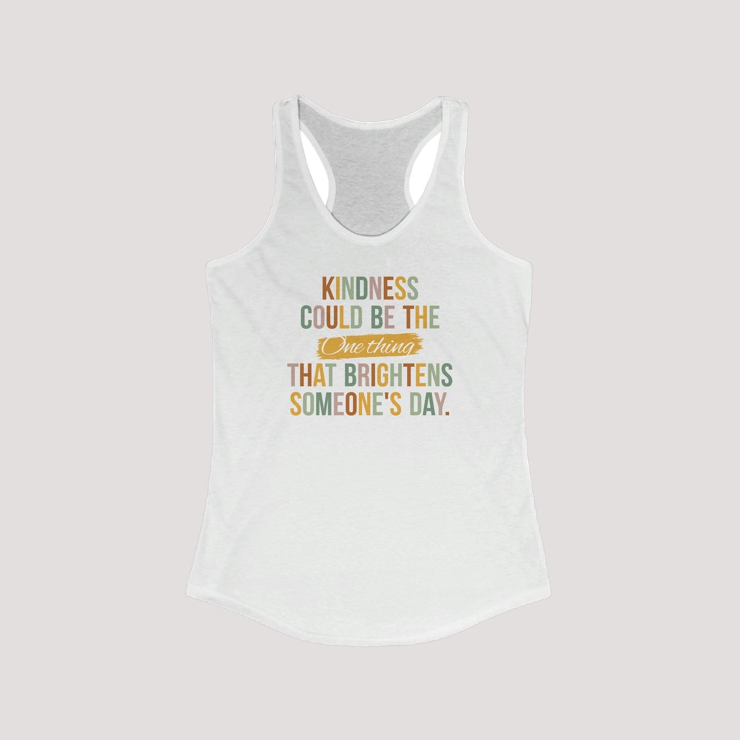 Comfy Slim Fit Racerback Tank Top
