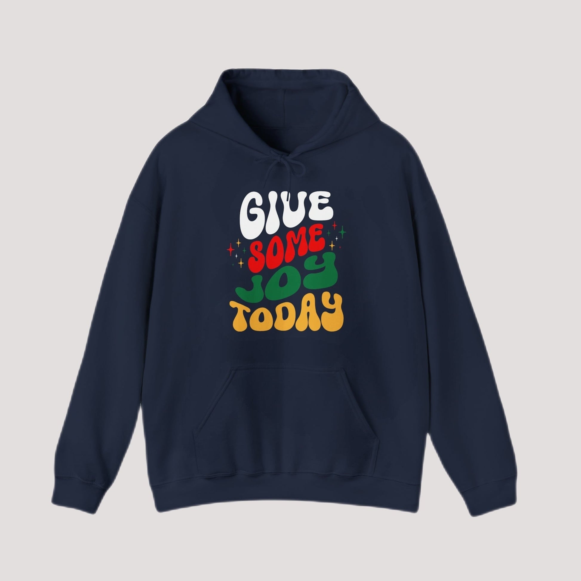 Hoodie - Joyful Holiday Cotton Blend Hoodie