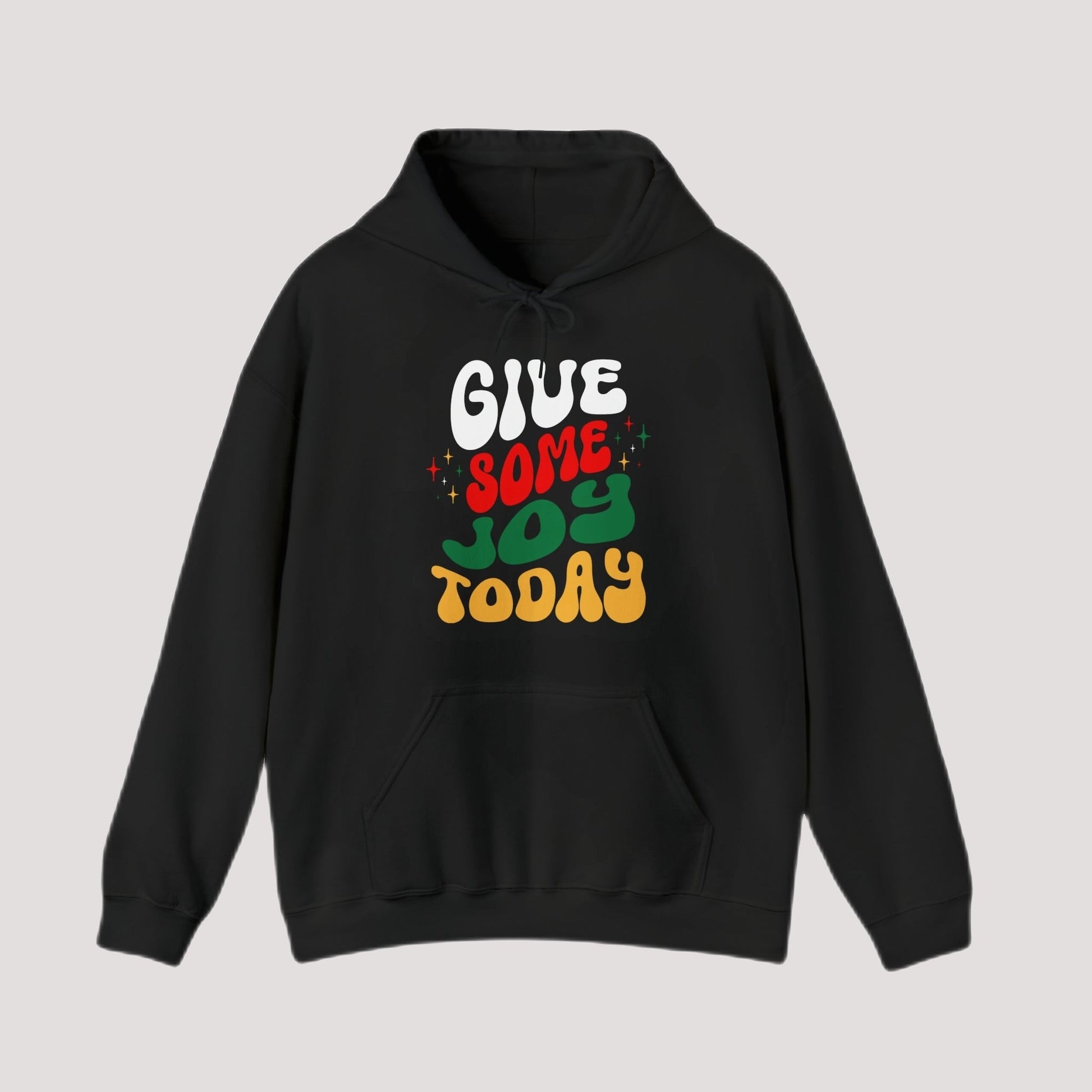 Hoodie - Joyful Holiday Cotton Blend Hoodie