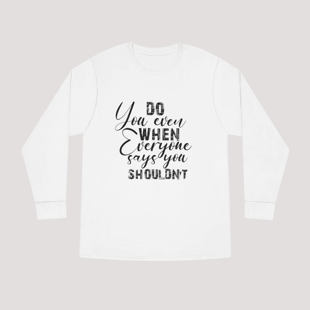 Comfy Long Sleeve Crewneck Tee