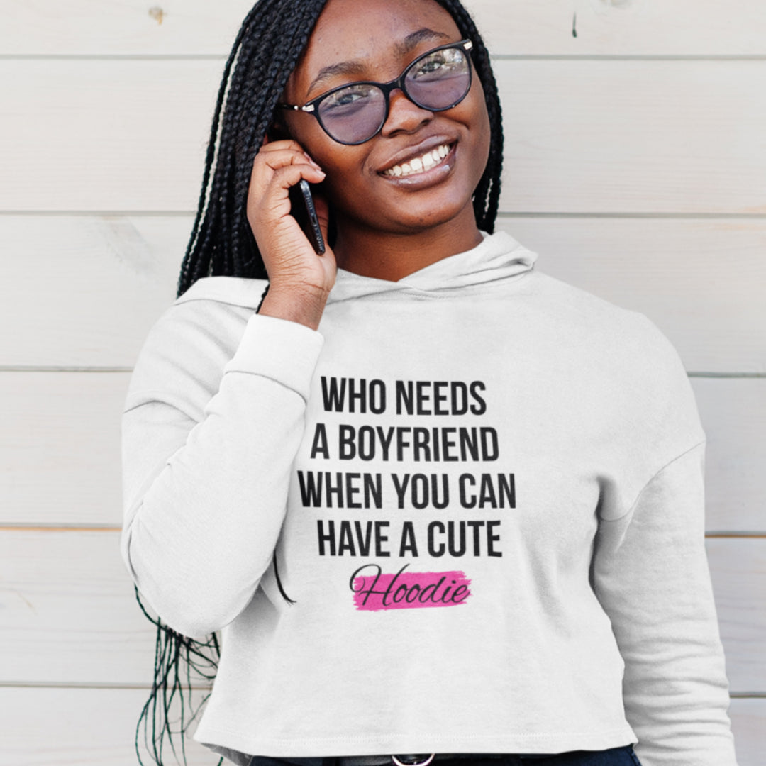 women's crop hoodie-super stylish crop-top hoodie
