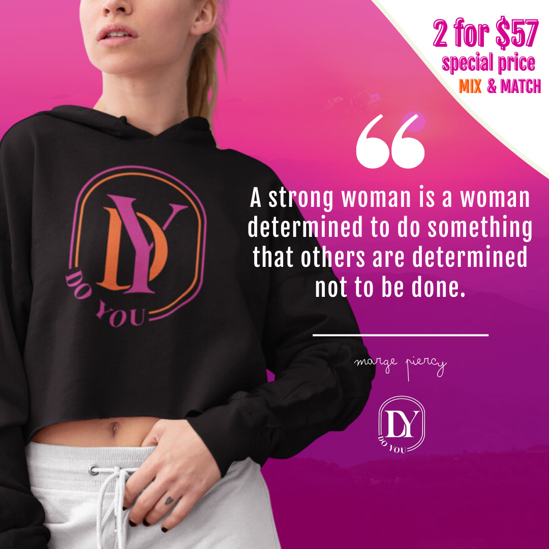 women's crop hoodie- Stylish & Chic Crop Hoodie