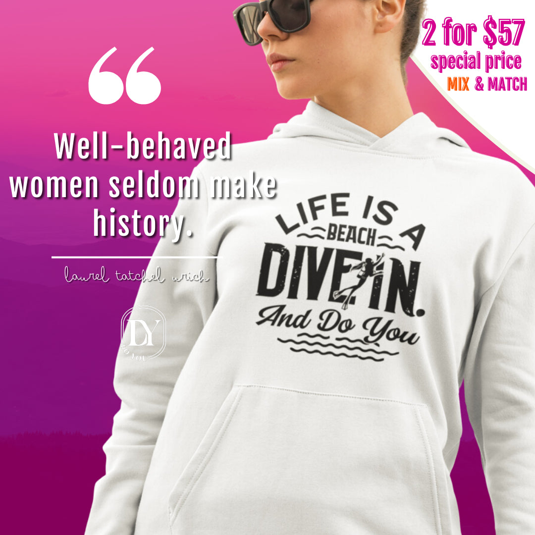 women's hooded sweatshirt