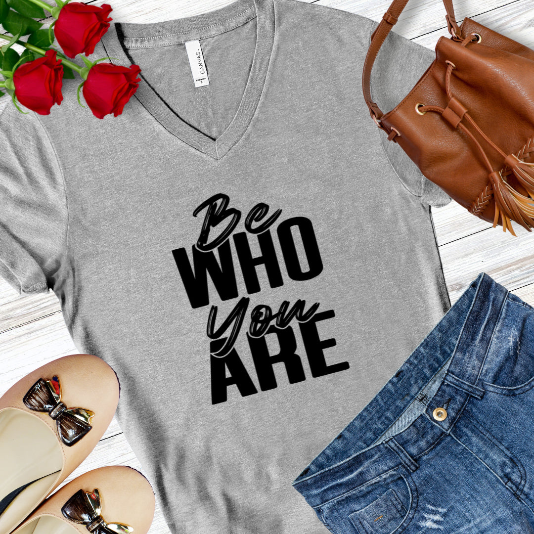 Comfy Semi-Fitted V-Neck Tee
