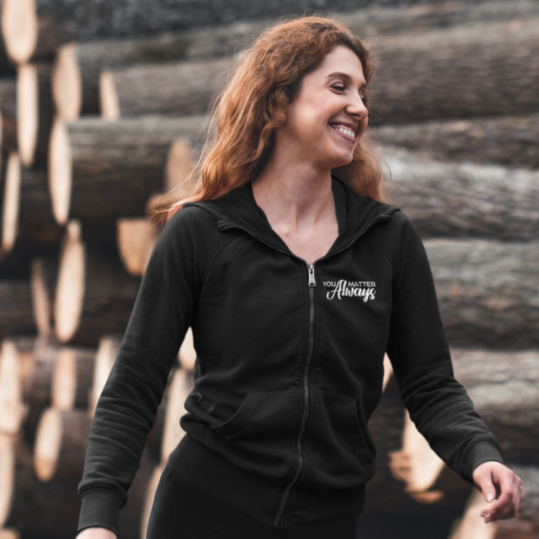 women's full zip hoodie