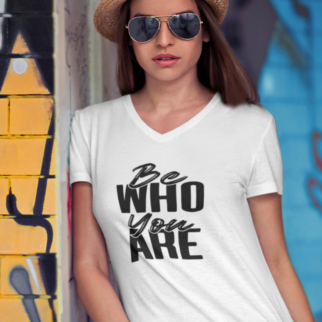Comfy Semi-Fitted V-Neck Tee