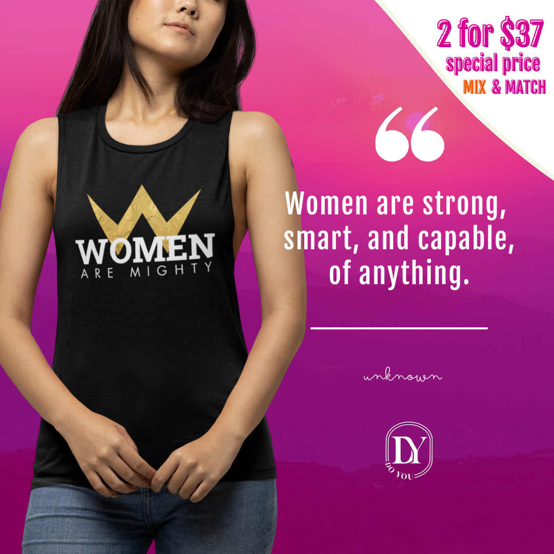 Women's Flowy Scoop Muscle Tank