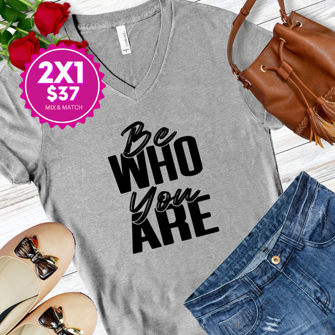 Comfy Semi-Fitted V-Neck Tee