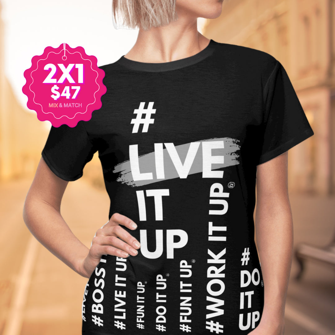 Live It Classic & Comfy High Quality Tee