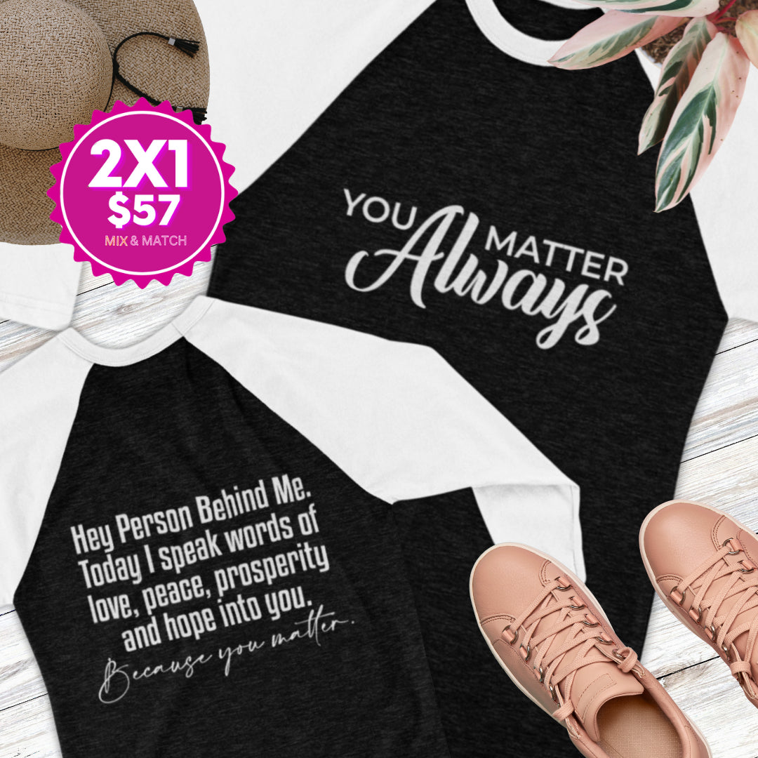 Women's 3/4 Sleeve Baseball Cotton Tee