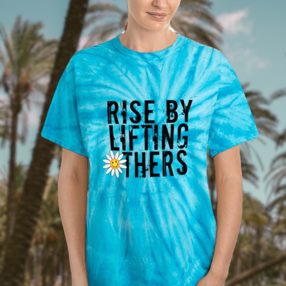 tie dye tee-Soft & Stylish Tie-Dye Tee, Cyclone