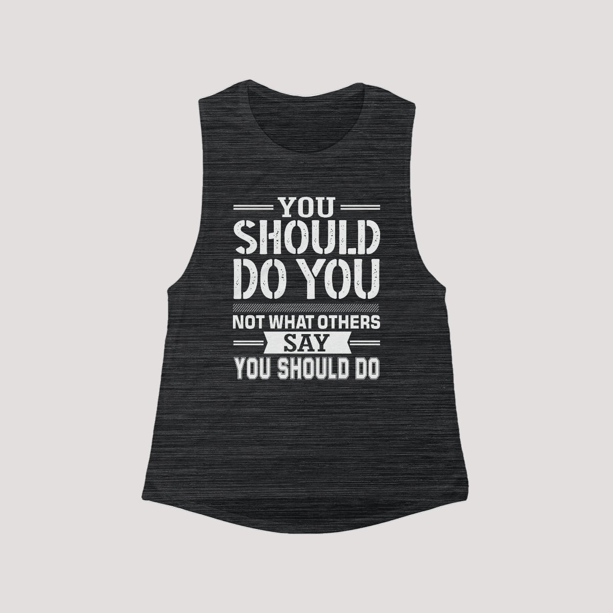 Casual Flowy Scoop Muscle Tank