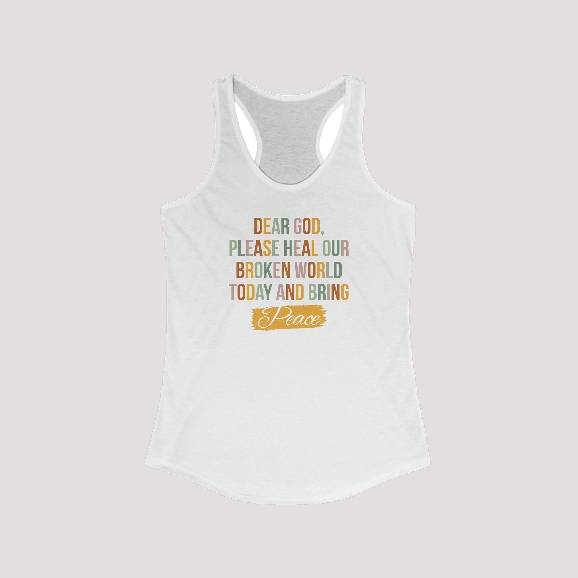 Racerback tank for women