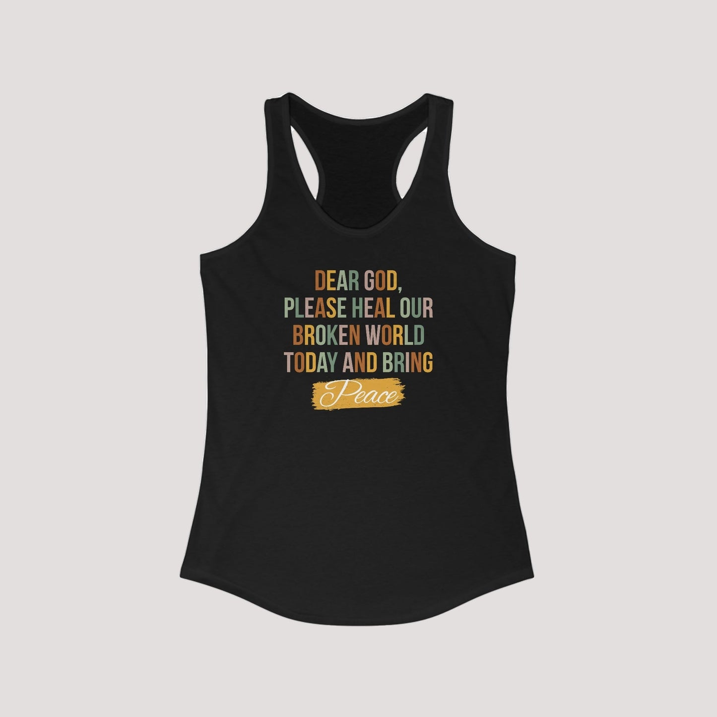 Racerback tank for women