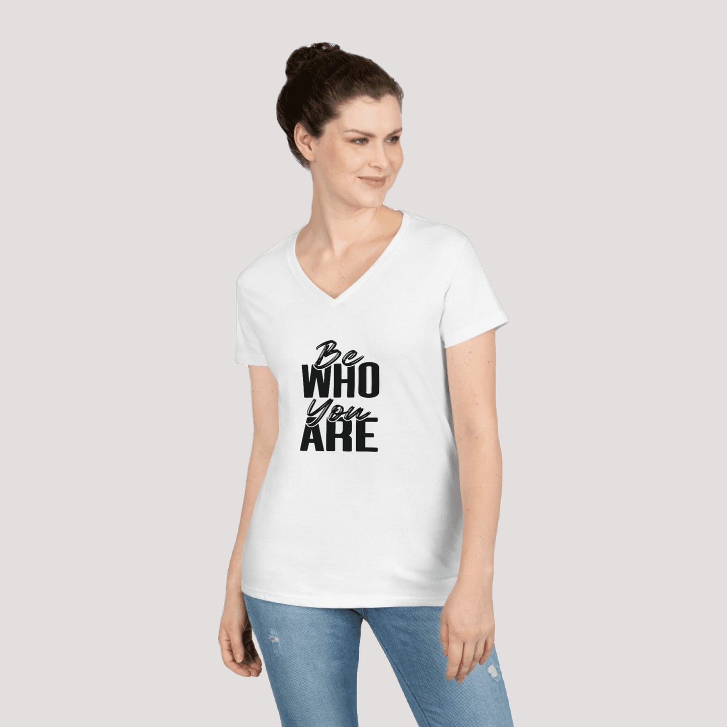 Comfy Semi-Fitted V-Neck Tee