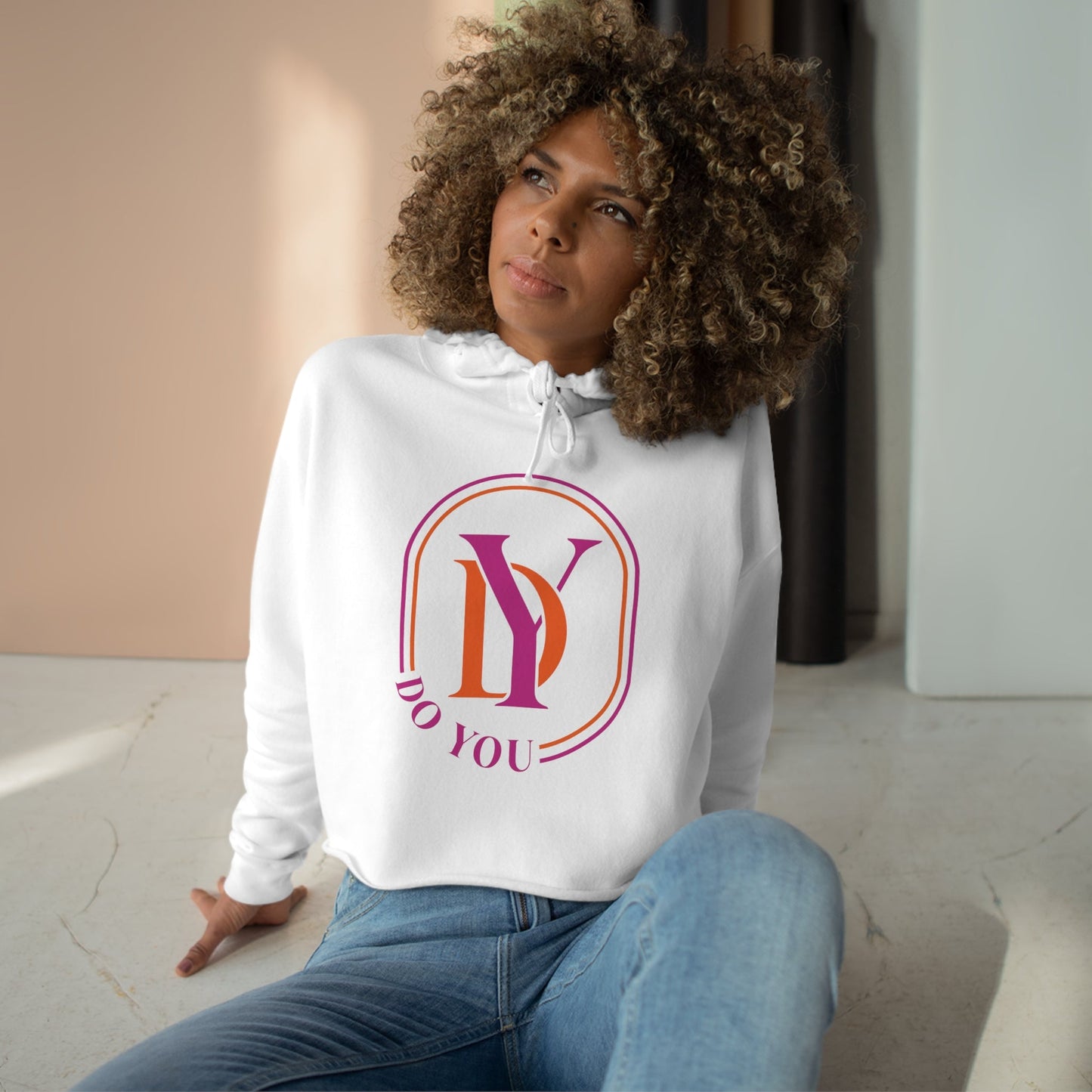 women's crop hoodie- Stylish & Chic Crop Hoodie