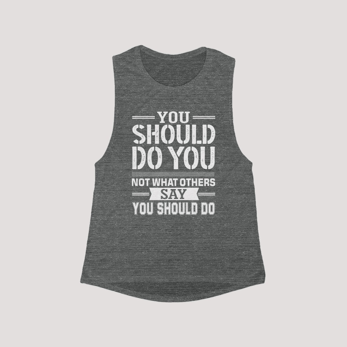 Casual Flowy Scoop Muscle Tank