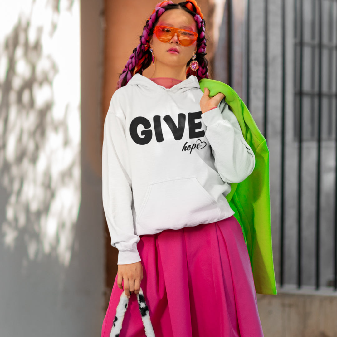 Hoodie - Cozy And Hope Cotton Blend Hoodie