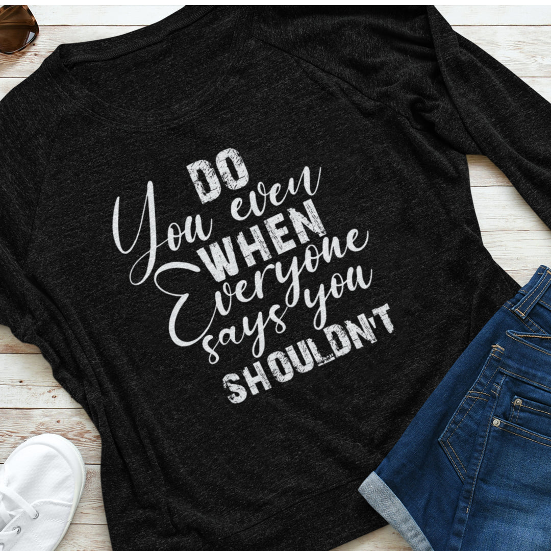 Comfy Long Sleeve Crewneck Tee