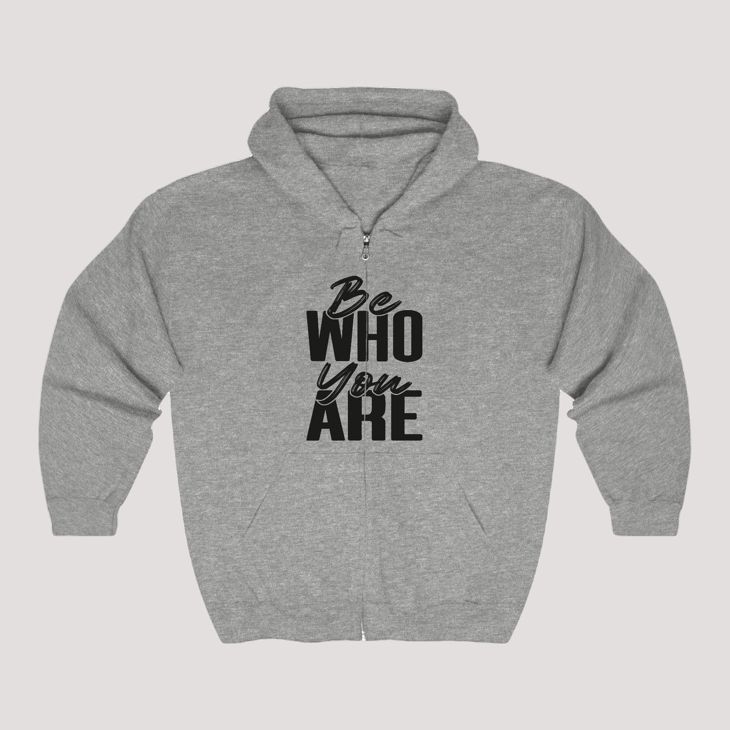 Women's zip hooded sweatshirt
