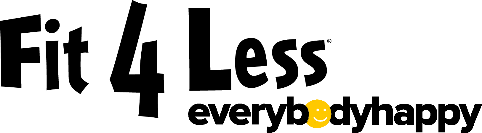 Fit4Less Everybody Happy Logo