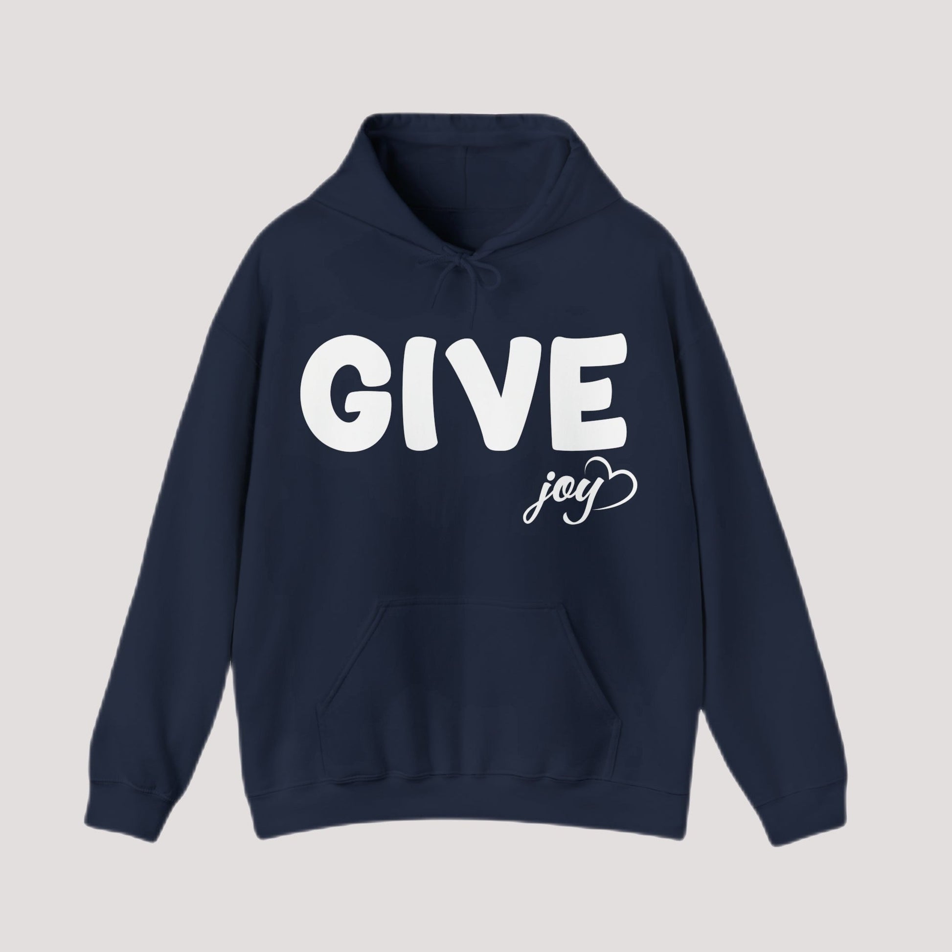 Hoodie - GIVE Joy Cozy Cotton Blend Hoodie