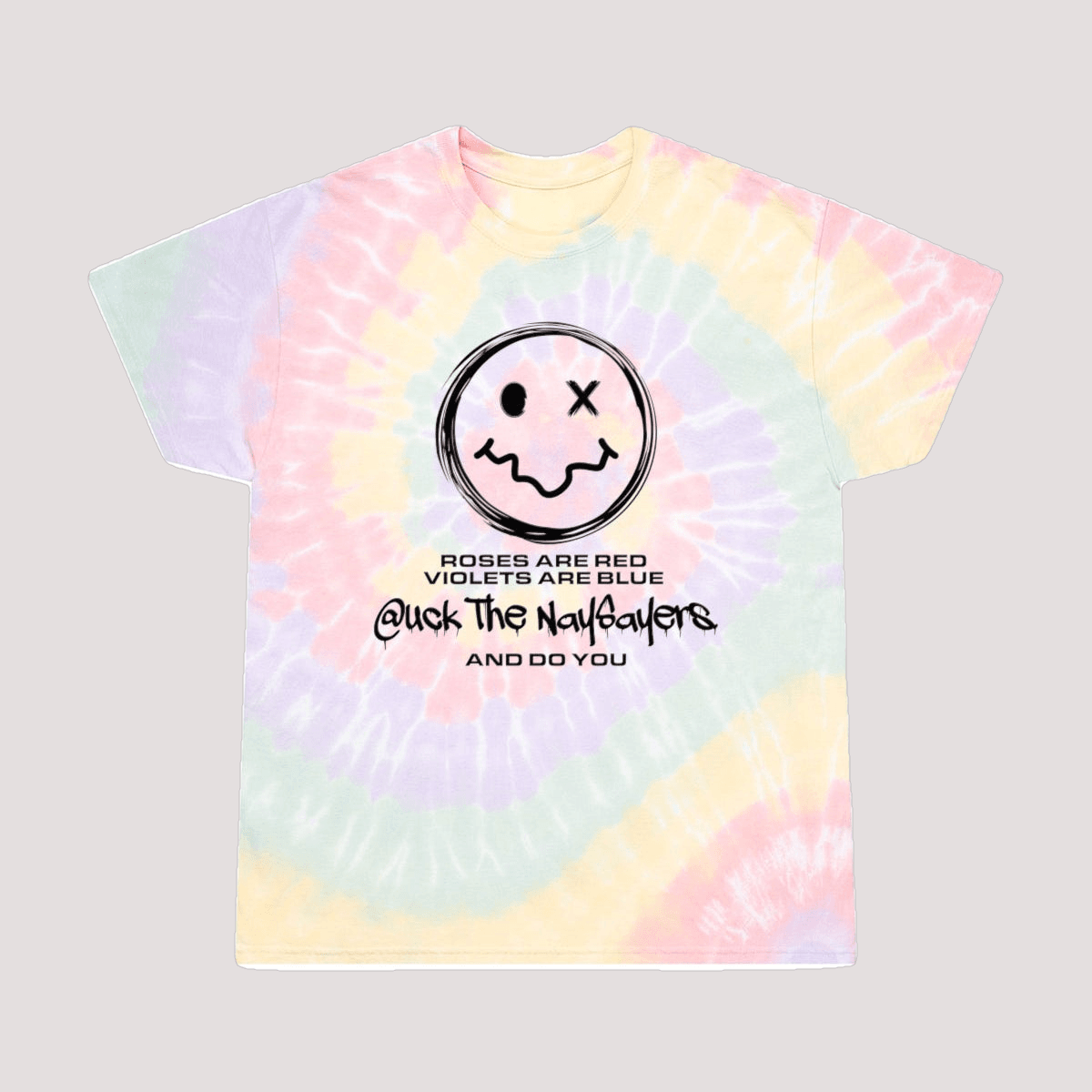 tie dye tee-Soft Tie-Dye Tee, Spiral