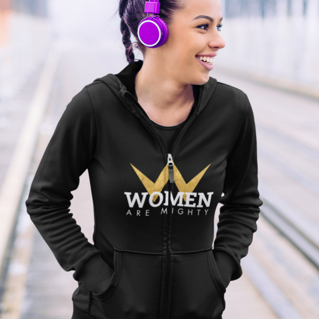 women's full zip hoodie